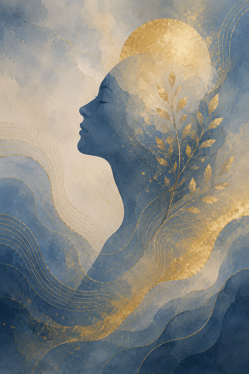 Illustrative portrait representing compassionate psychiatric care